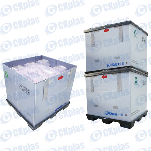 Hybox/Smart Foldable Wafer Shipping Pallet Box