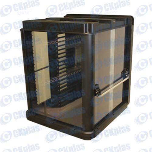 PCB FOUP / Panel FOUP 510x515 / Panel Level Packaging Panel FOUP GL-PF524 can carry square glass , Glass Panel and PCB carrier board. Panel FOUP for FoPLP (Fan-out Panel Level Process) is used in panel- level fan-out packaging . Panel FOUP carries large-area and ultra-thin carriers. The large-size, multi-layer one-piece customized design significantly reduces process costs. Panel FOUP supports automated transmission (AMHS), import, mechanical opening, assisting the customized needs of emerging technologies and special processes, providing the best automation assistance for heterogeneous integration.